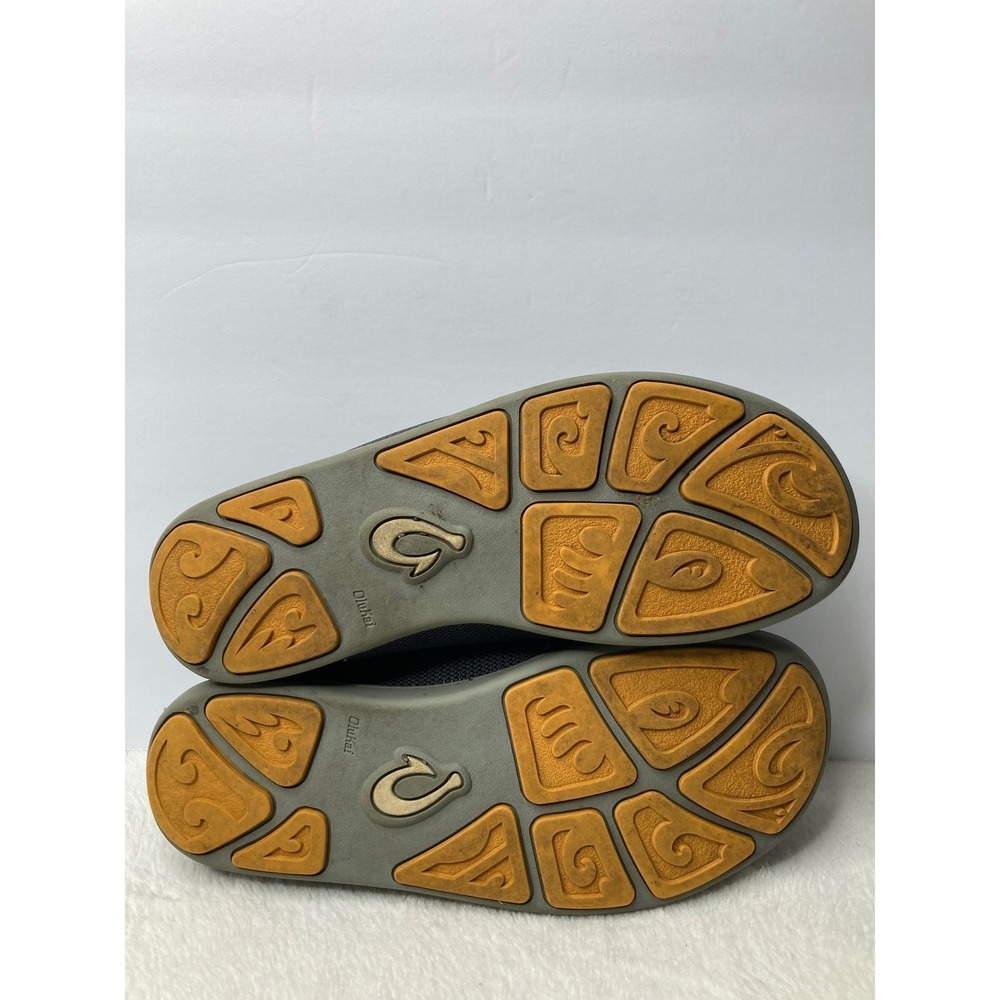 OluKai Shoes Mens 8.5 Nohea Mesh Slip On Grey Casual Loafer Beach Island Coastal - Picture 9 of 10